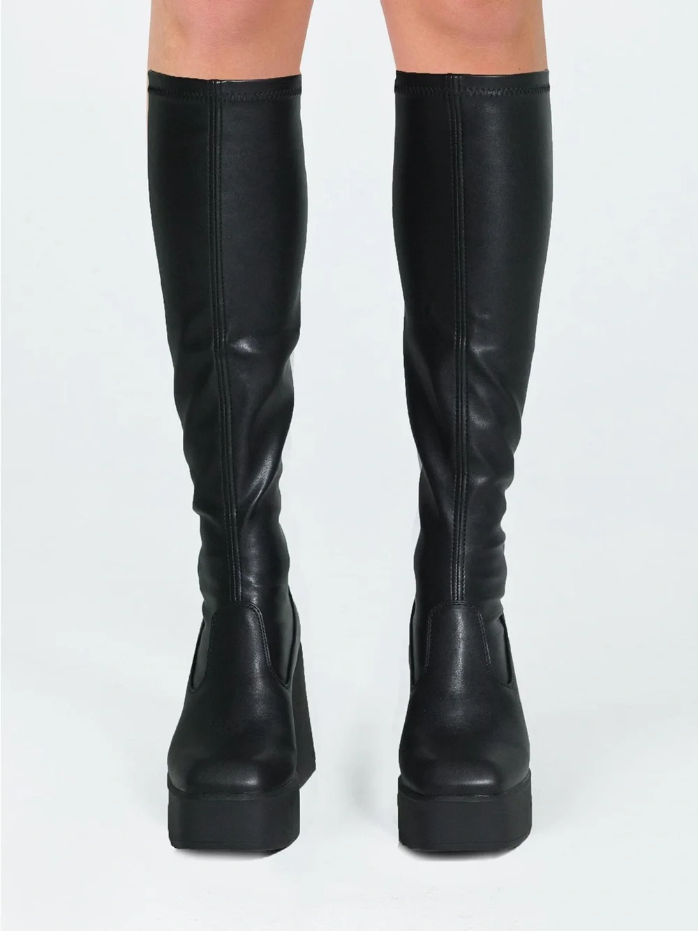 Windsor Smith Badgirls Black Stretch Sock Boots size 7
